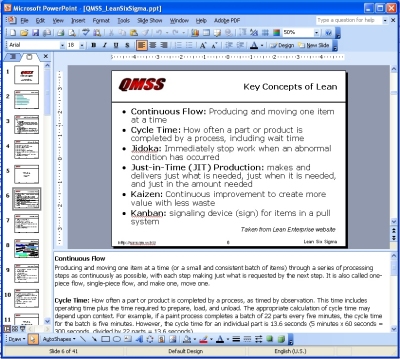 Lean Six Sigma Overview Course Isixsigma