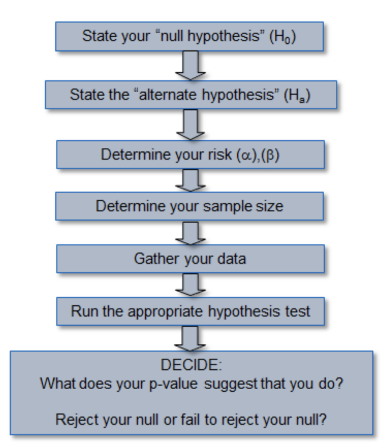 hypothesis testing meaning in management
